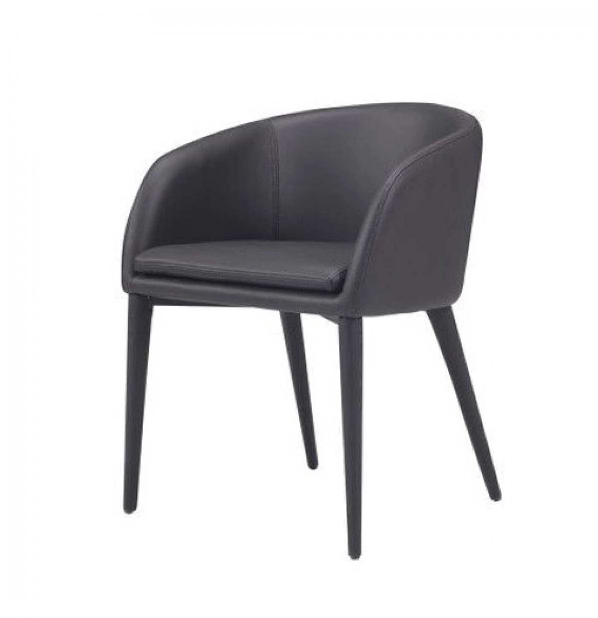 Shop Cavill Modern Black Leatherette Dining Chair Collection | Zilli ...