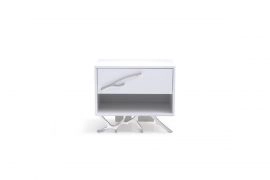 Legend Modern White Nightstand