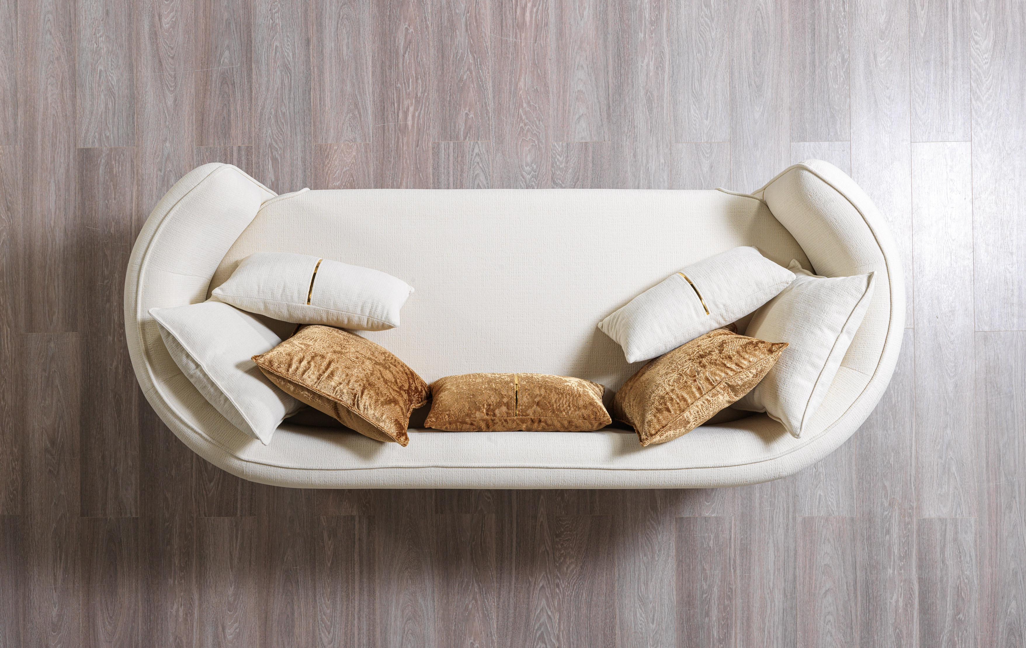 Jules Ivory Sofa Set