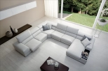 Naomi Italian Leather Sectional