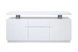 Carrara Modern White Credenza